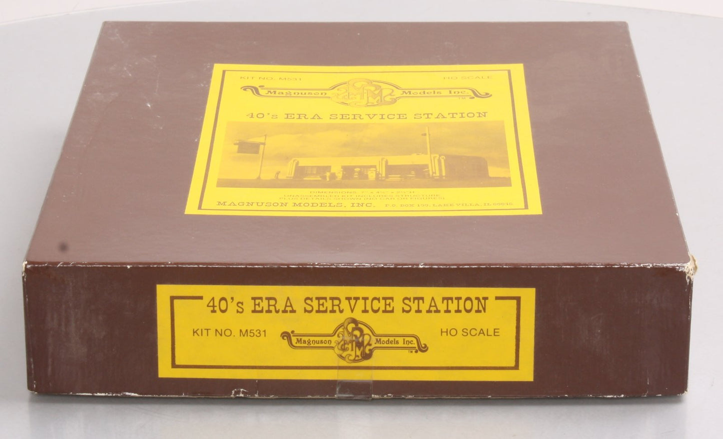 Magnuson Models M531 HO Scale 40's Era Service Station