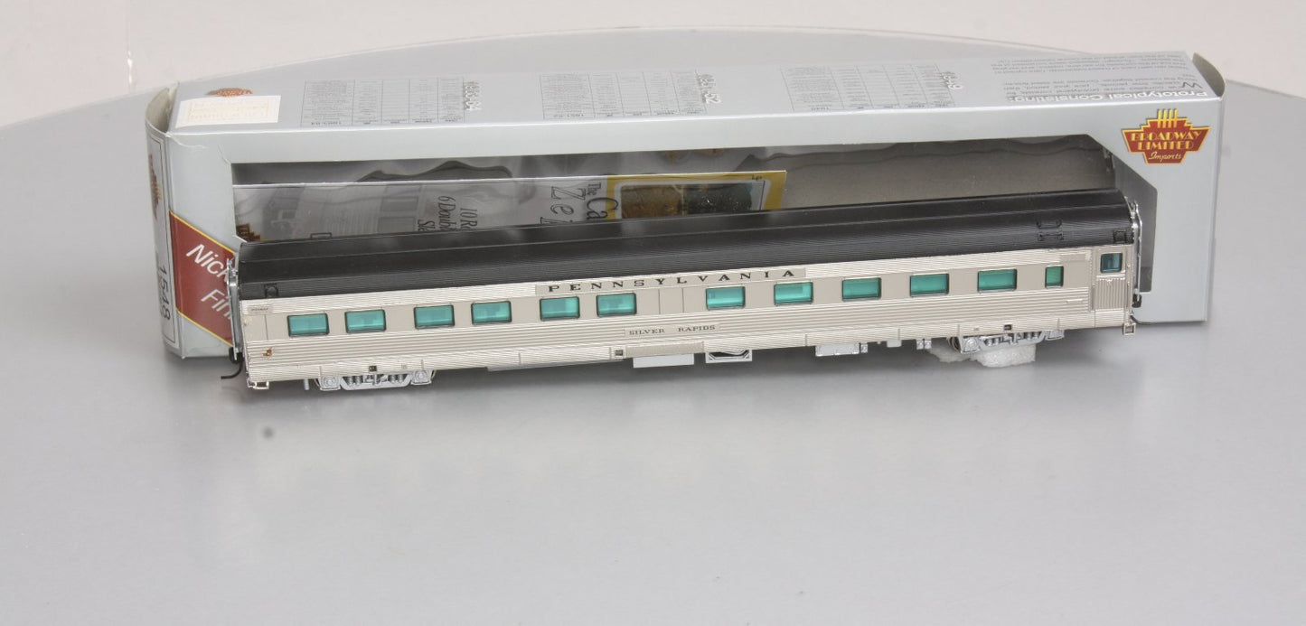 Broadway Limited 1548 HO Pennsylvania Zephyr 6 Double Bedroom Sleeper #8449