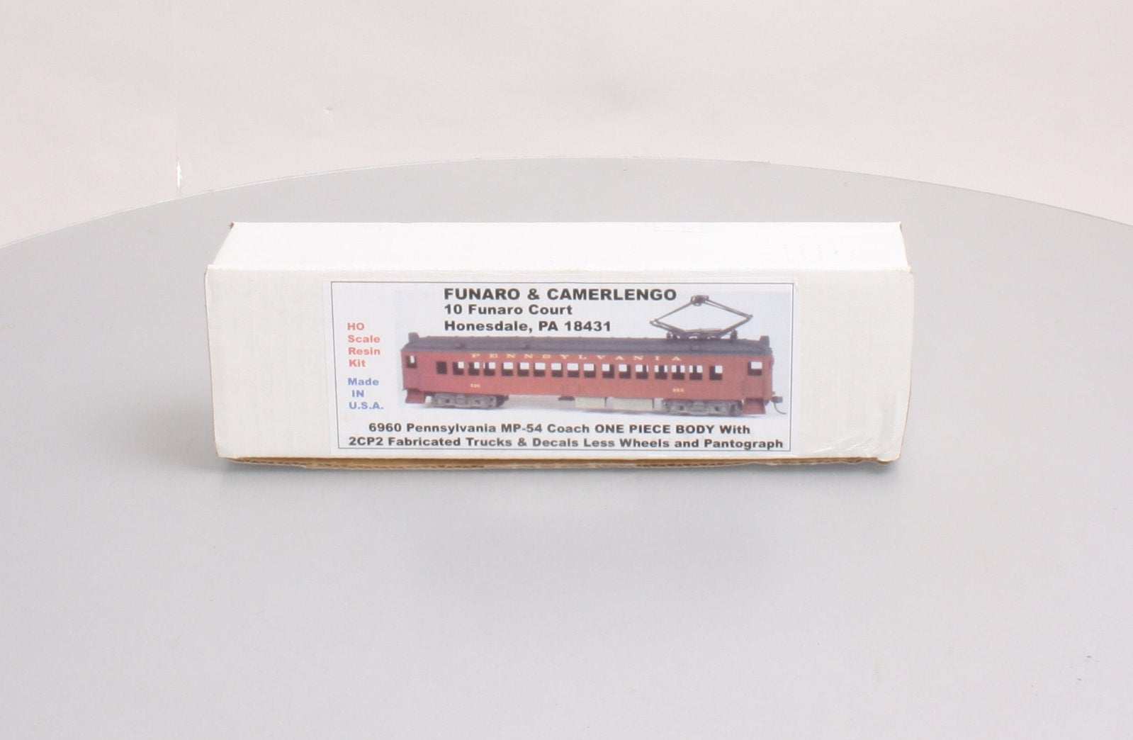 Funaro & Camerlengo 6960 HO Pennsylvania Railroad MP-54 Coach Car Kit