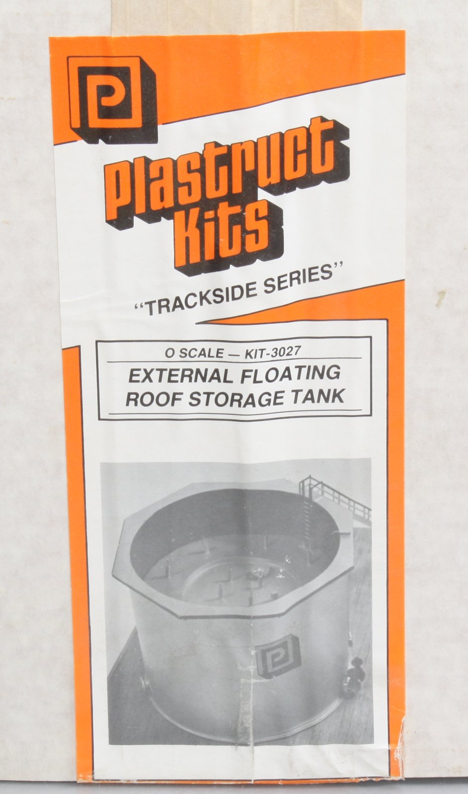 Plastruct 3027 O 11” x 7” x 7” Floating Roof Storage Tank Kit