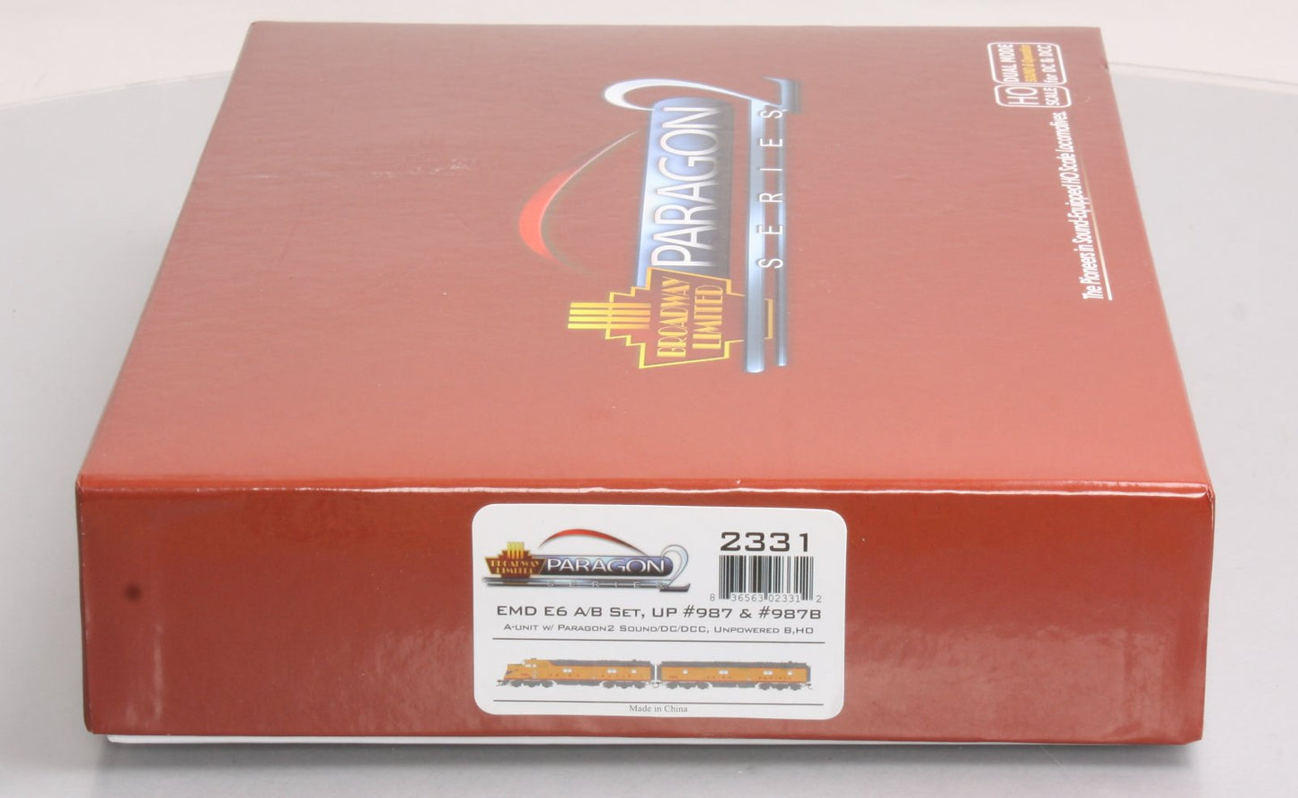 Broadway Limited 2331 HO Union Pacific EMD E6 Powered A-Unpowered B Set #987