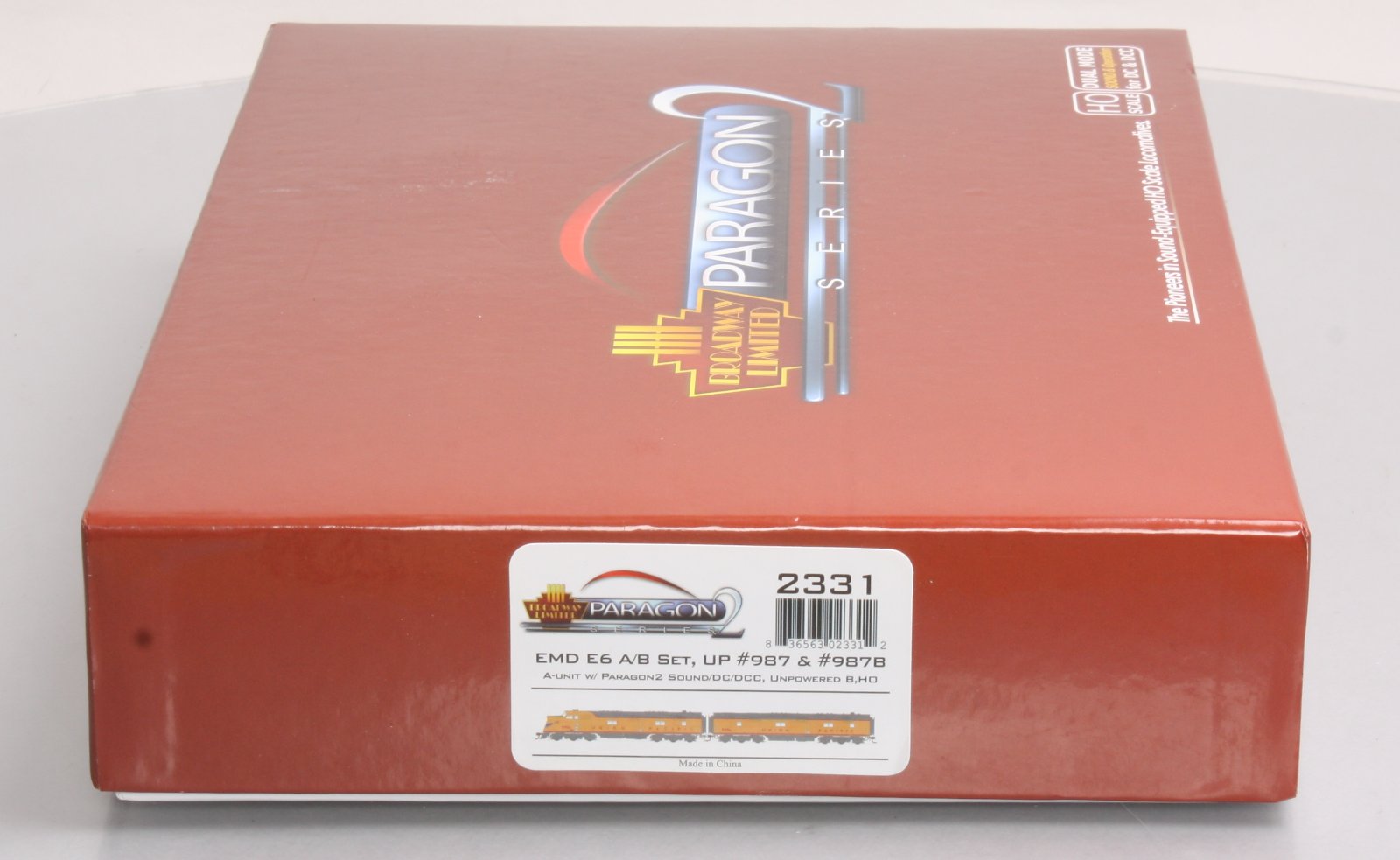 Broadway Limited 2331 HO Union Pacific EMD E6 Powered A-Unpowered B Set #987