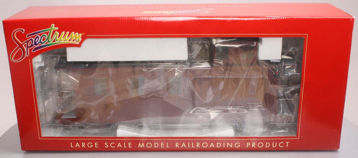 Bachmann 88798 G Unlettered Caboose w/Lighted & Detailed Interior - Metal Wheels