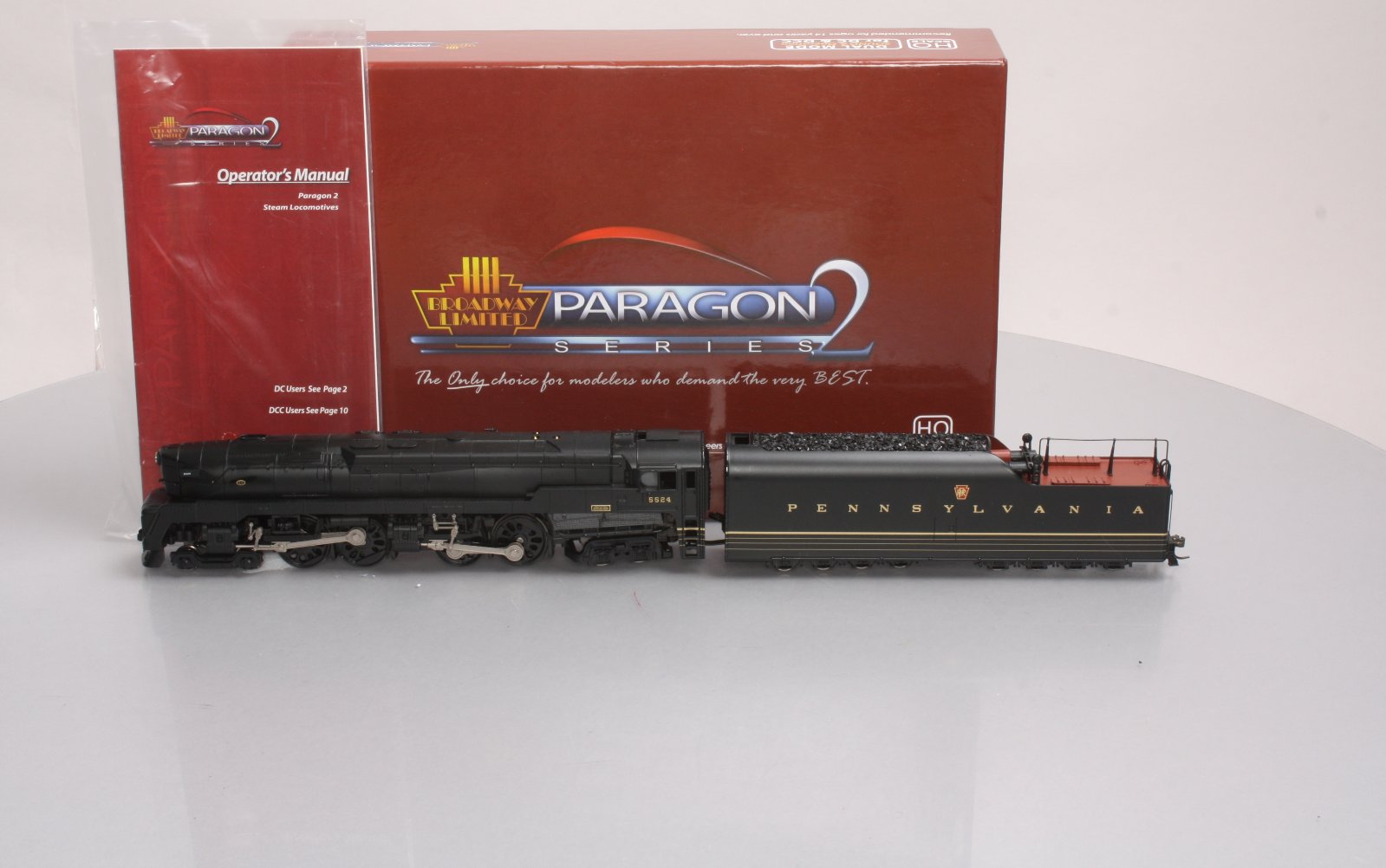 Broadway Limited 2231 HO PRR Class T-1 4-4-4-4 Steam Loco #5524 w/Sound/DC/DCC
