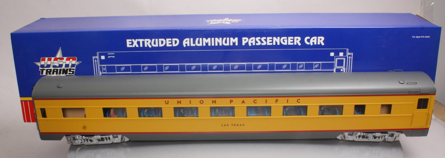 USA Trains R31051 G UP City of Los Angeles Corrugated Aluminum Coach Lighted #1