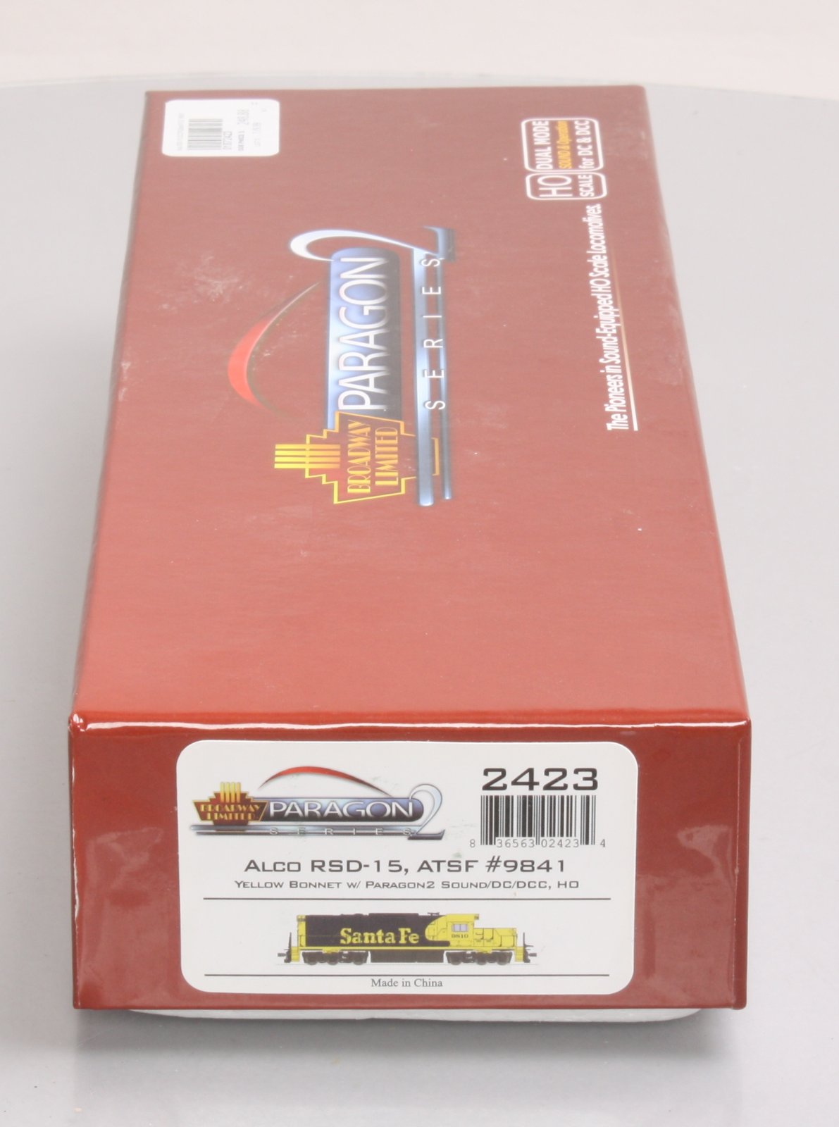 Broadway Limited 2423 HO Santa Fe Alco RSD15 Low Nose with Sound & DCC #9841