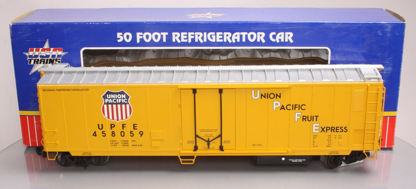 USA Trains R16712 G UP Fruit Express 50' Mechanical Refrigerator Car #458059