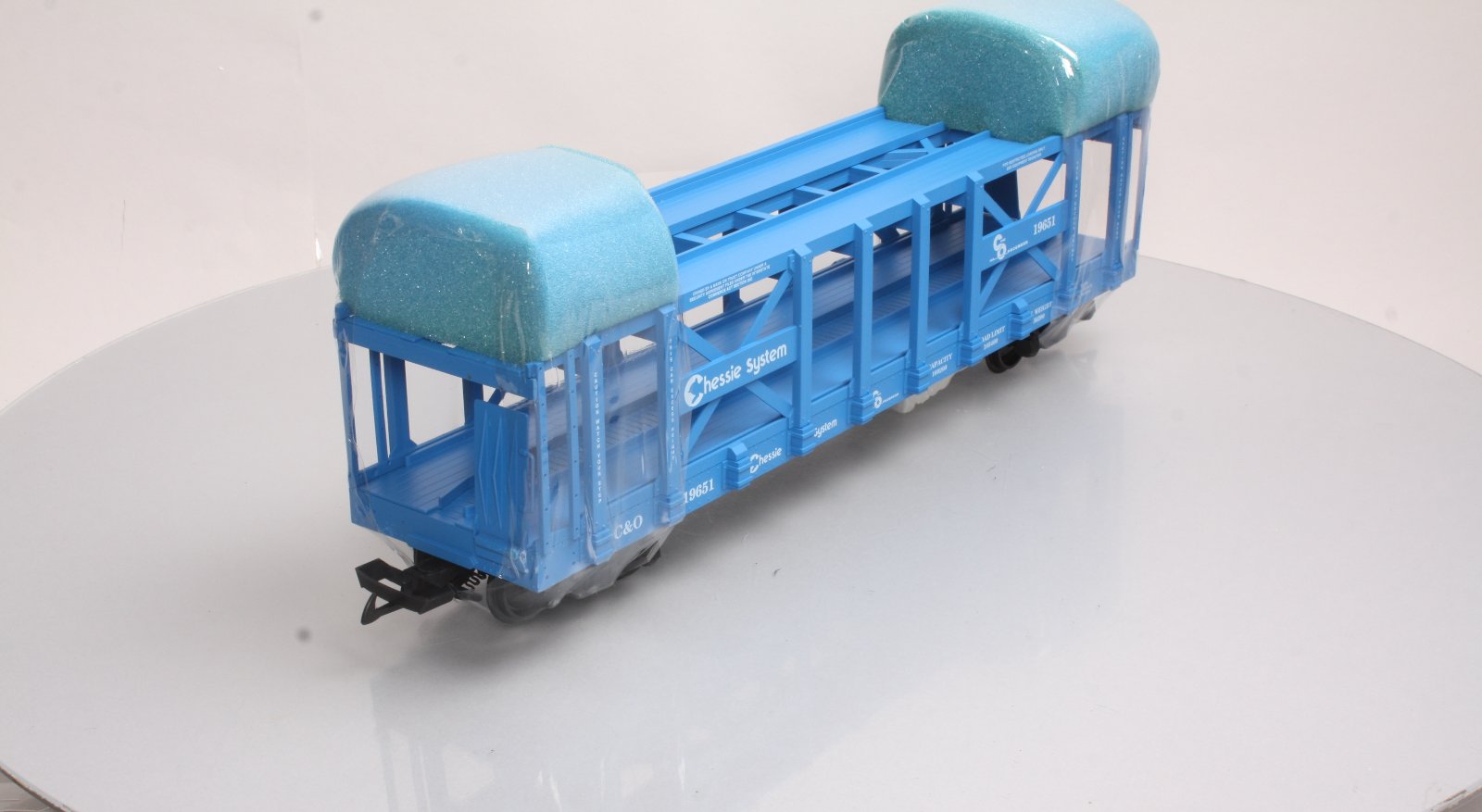 USA Trains 17229 G Chesapeake & Ohio Double-Deck Auto Rack #19651 Blue