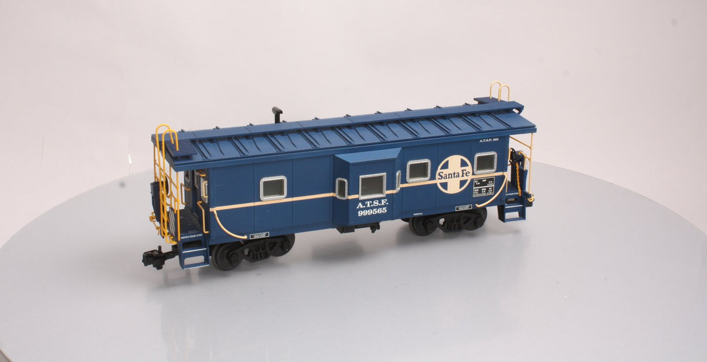 USA Trains R12051 G ATSF Bay Window Caboose #999565 - Metal Wheels