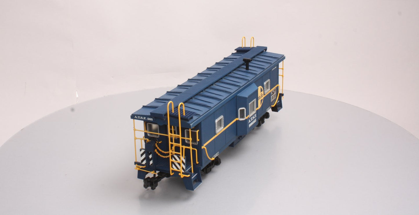 USA Trains R12051 G ATSF Bay Window Caboose #999565 - Metal Wheels