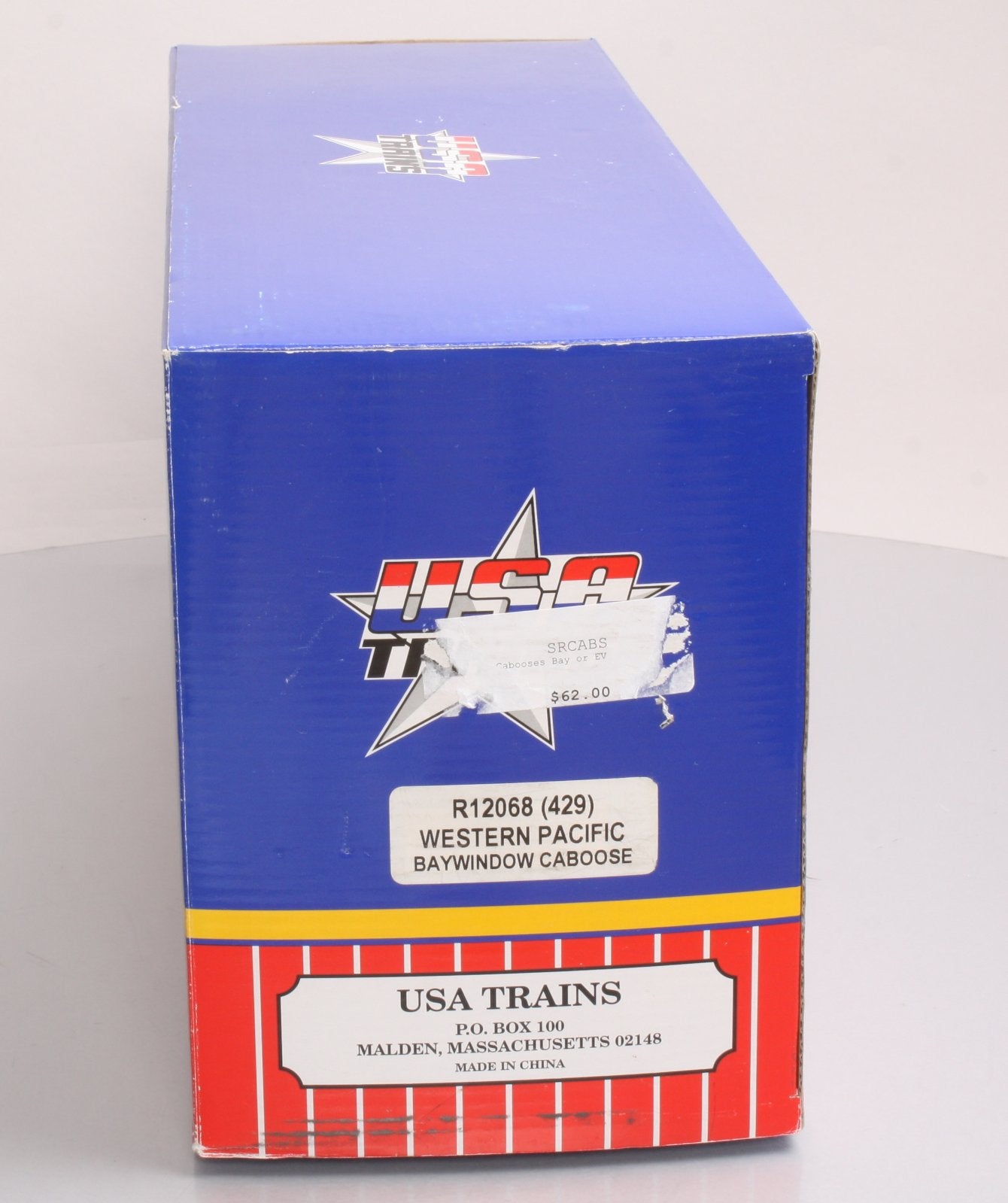 USA Trains 12068 G Western Pacific Bay Window Caboose #429