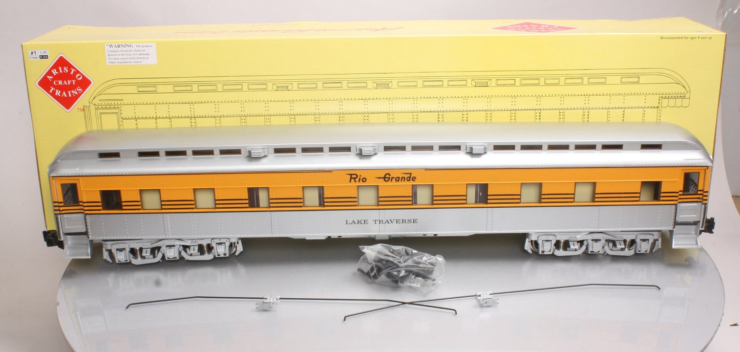 Aristo-Craft 31809 G Denver & Rio Grande Heavyweight Pullman (Metal Wheels)