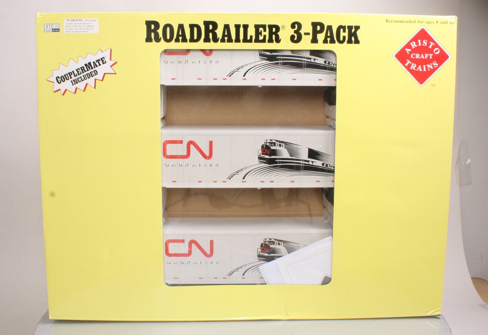 Aristo-Craft 468023 G Canadian National Road Railer (3) - Metal Wheels