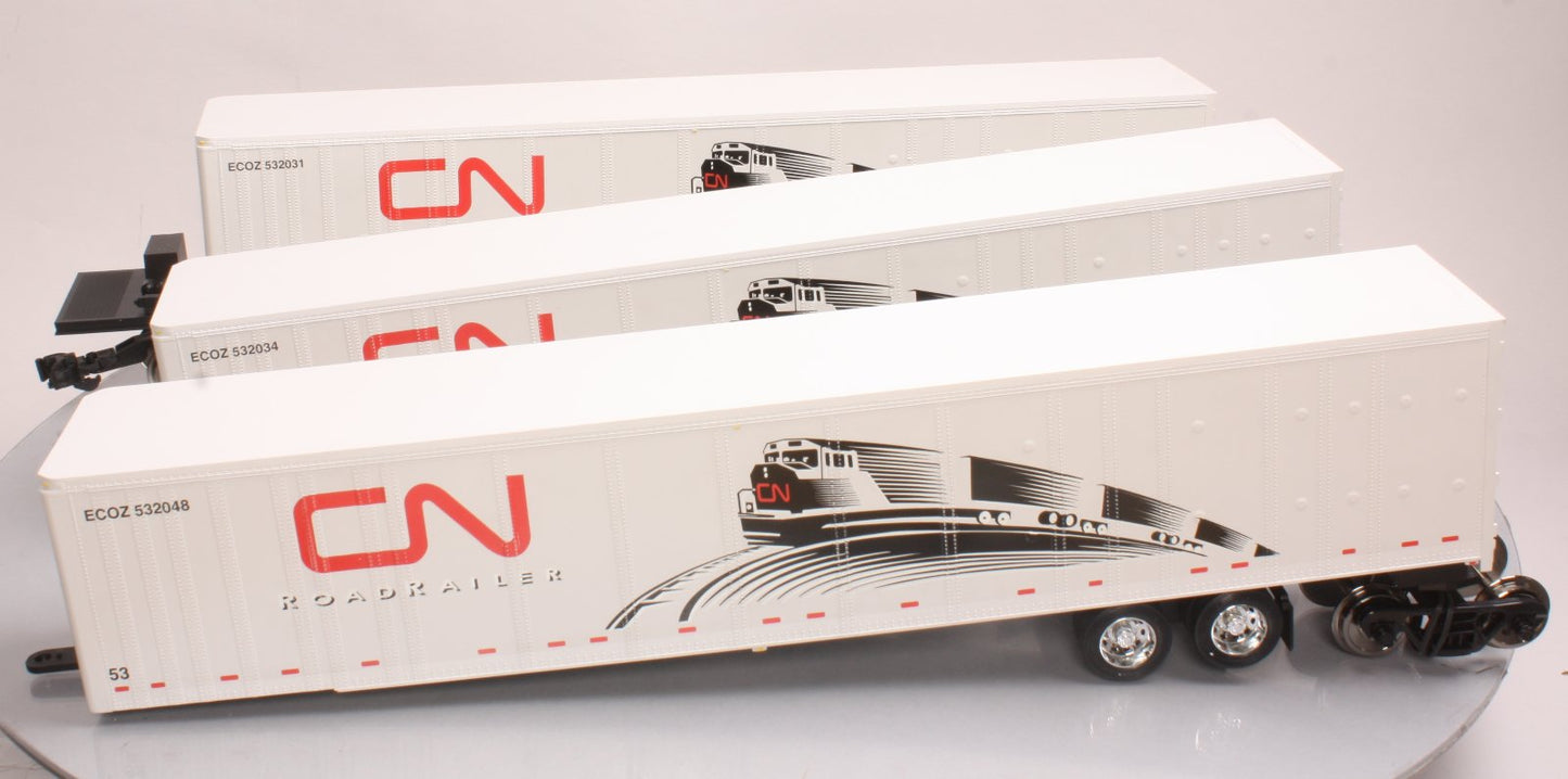 Aristo-Craft 468023 G Canadian National Road Railer (3) - Metal Wheels