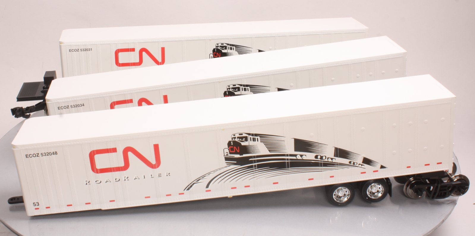 Aristo-Craft 468023 G Canadian National Road Railer (3) - Metal Wheels