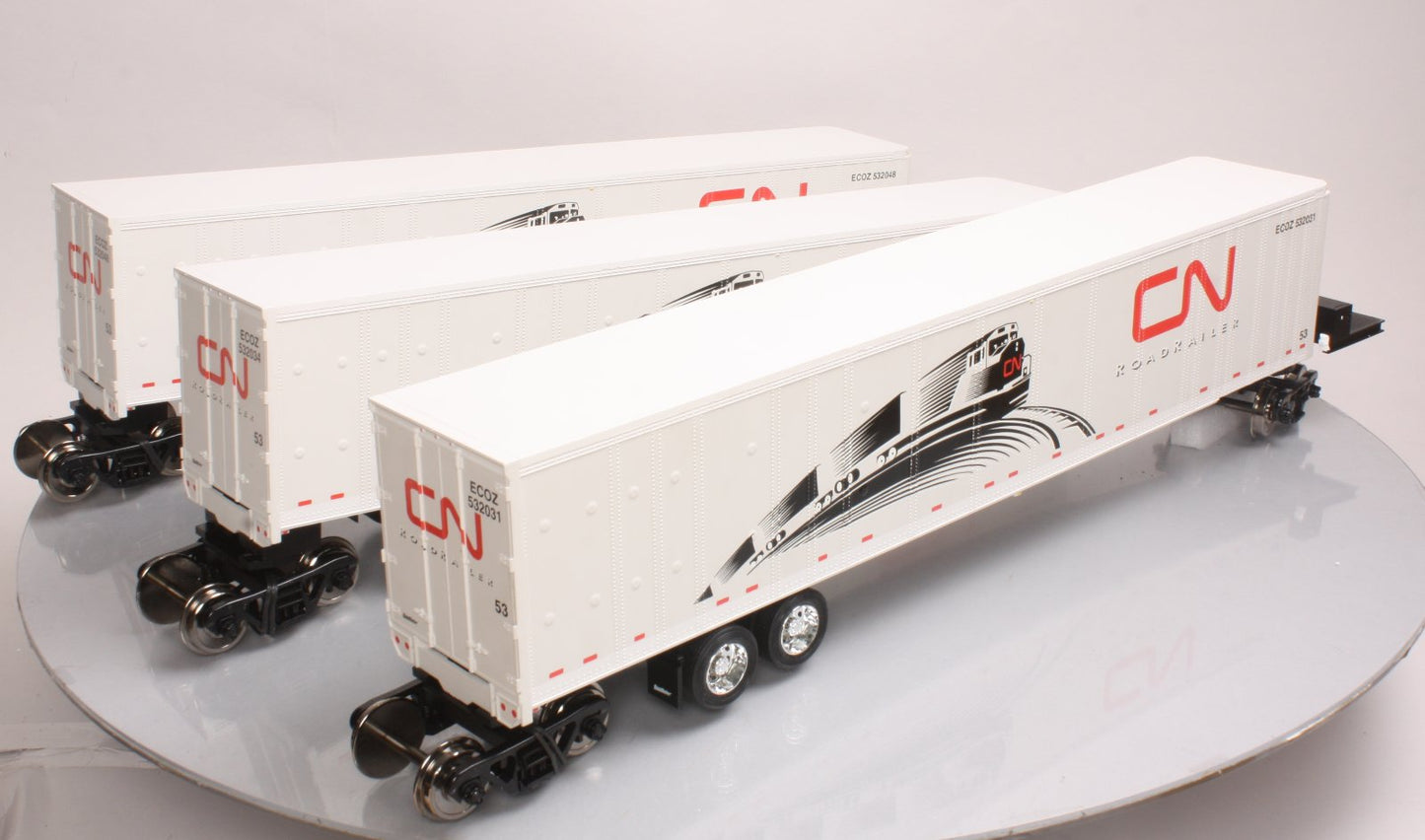 Aristo-Craft 468023 G Canadian National Road Railer (3) - Metal Wheels