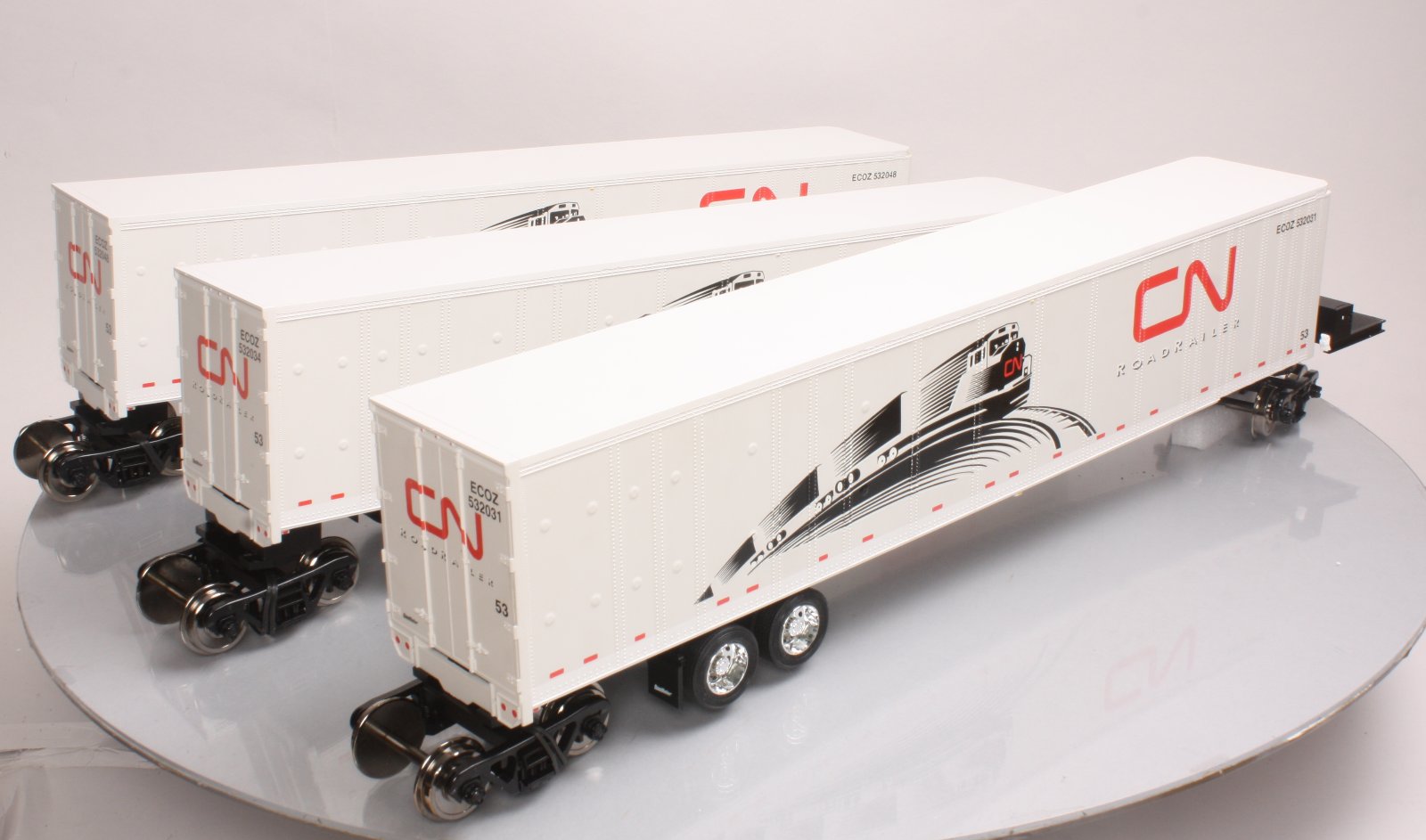 Aristo-Craft 468023 G Canadian National Road Railer (3) - Metal Wheels