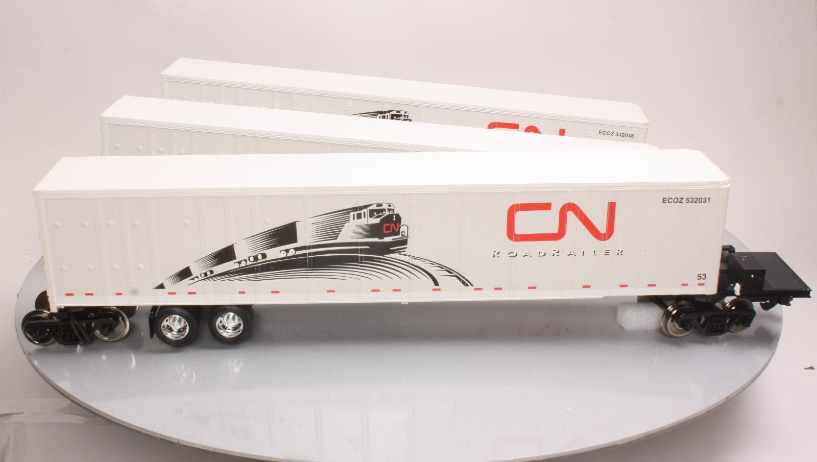 Aristo-Craft 468023 G Canadian National Road Railer (3) - Metal Wheels