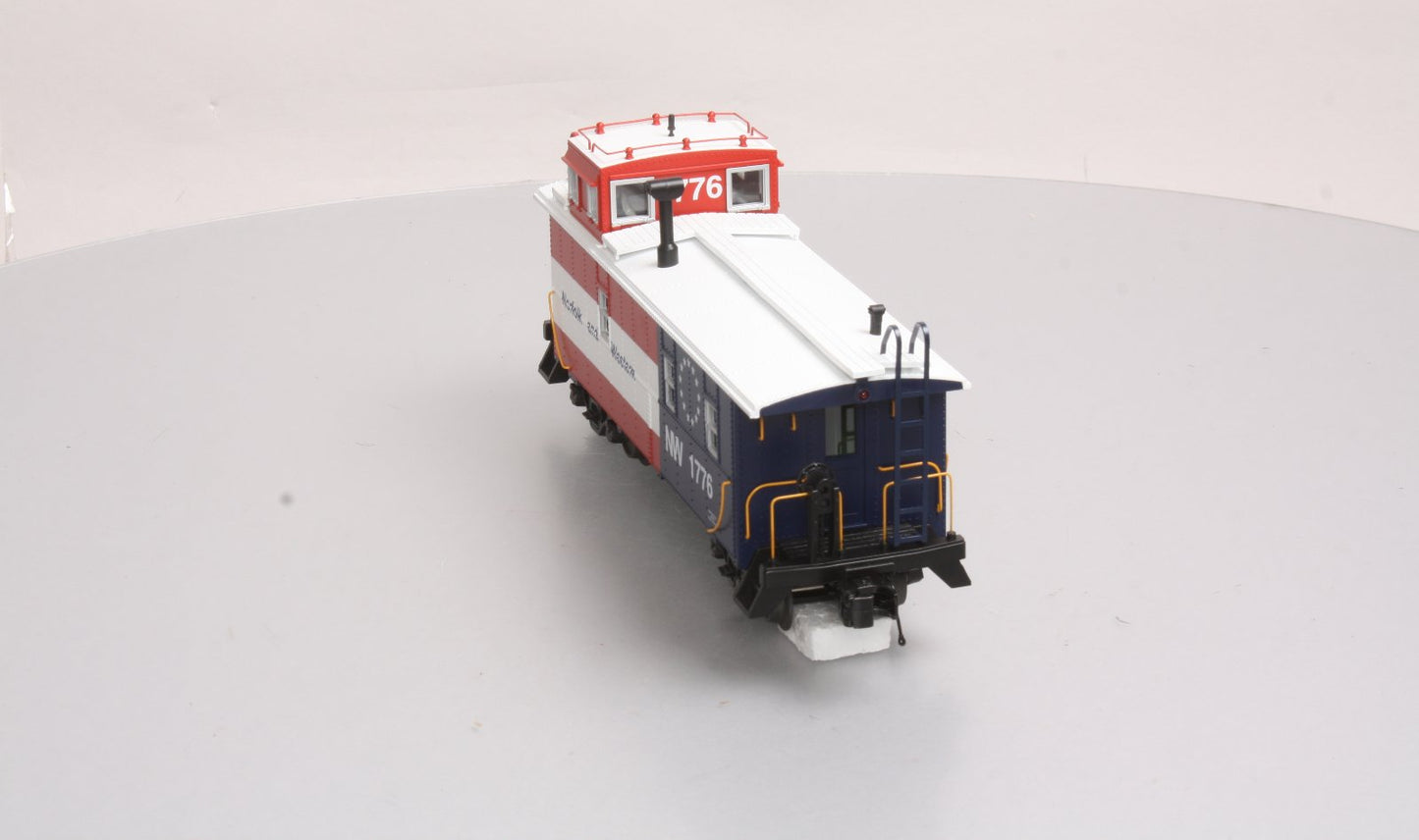 MTH 20-91396 O Gauge Norfolk & Western Steel Caboose #1776