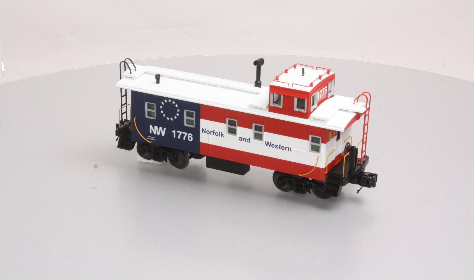 MTH 20-91396 O Gauge Norfolk & Western Steel Caboose #1776