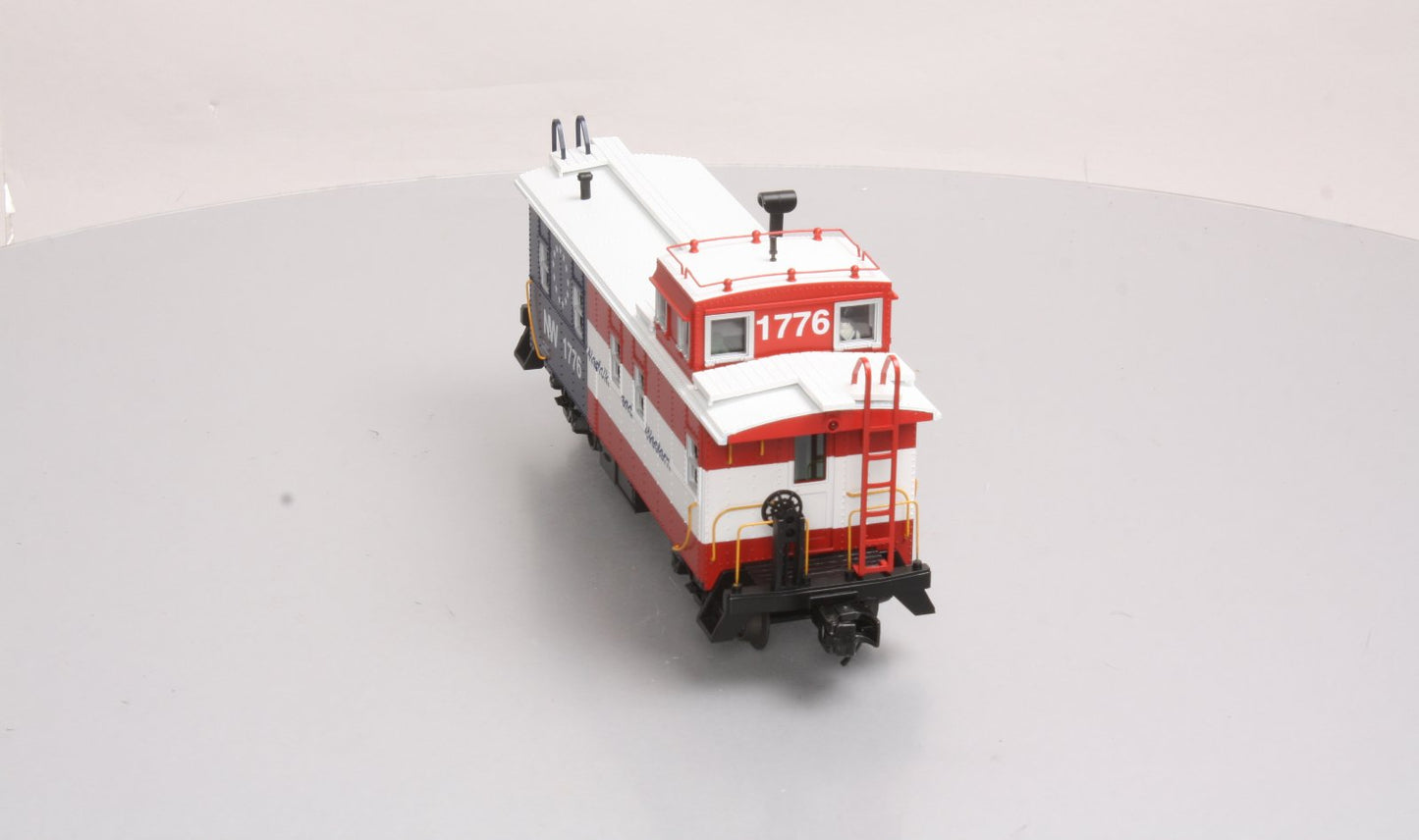 MTH 20-91396 O Gauge Norfolk & Western Steel Caboose #1776