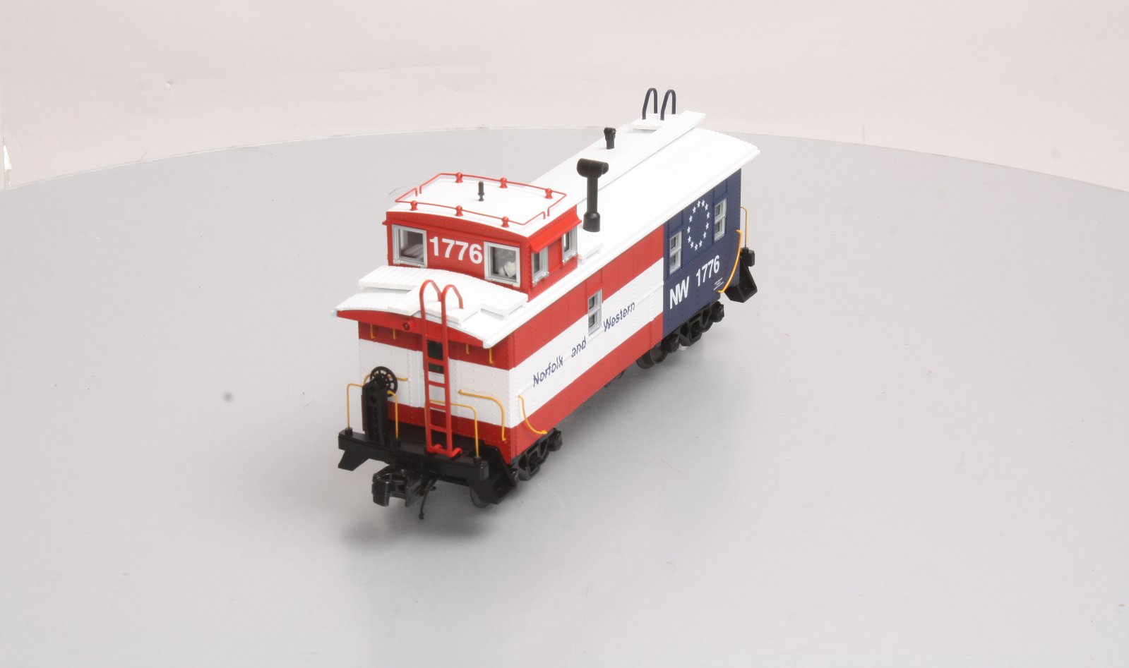 MTH 20-91396 O Gauge Norfolk & Western Steel Caboose #1776