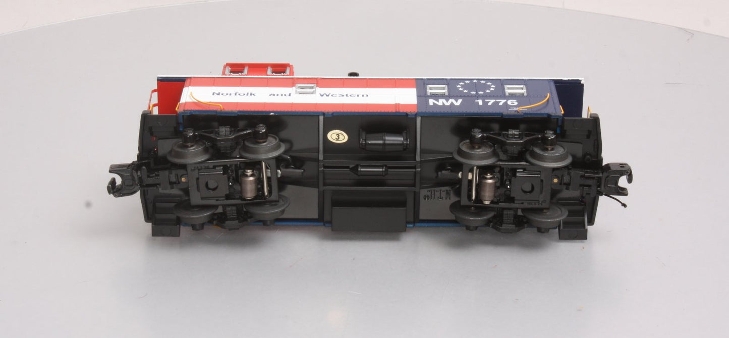 MTH 20-91396 O Gauge Norfolk & Western Steel Caboose #1776