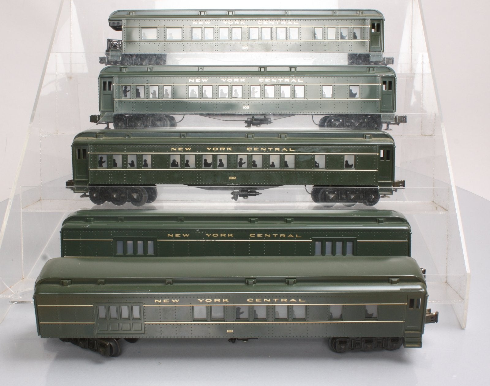 Williams 251 New York Central Green O Gauge Madison Car Set