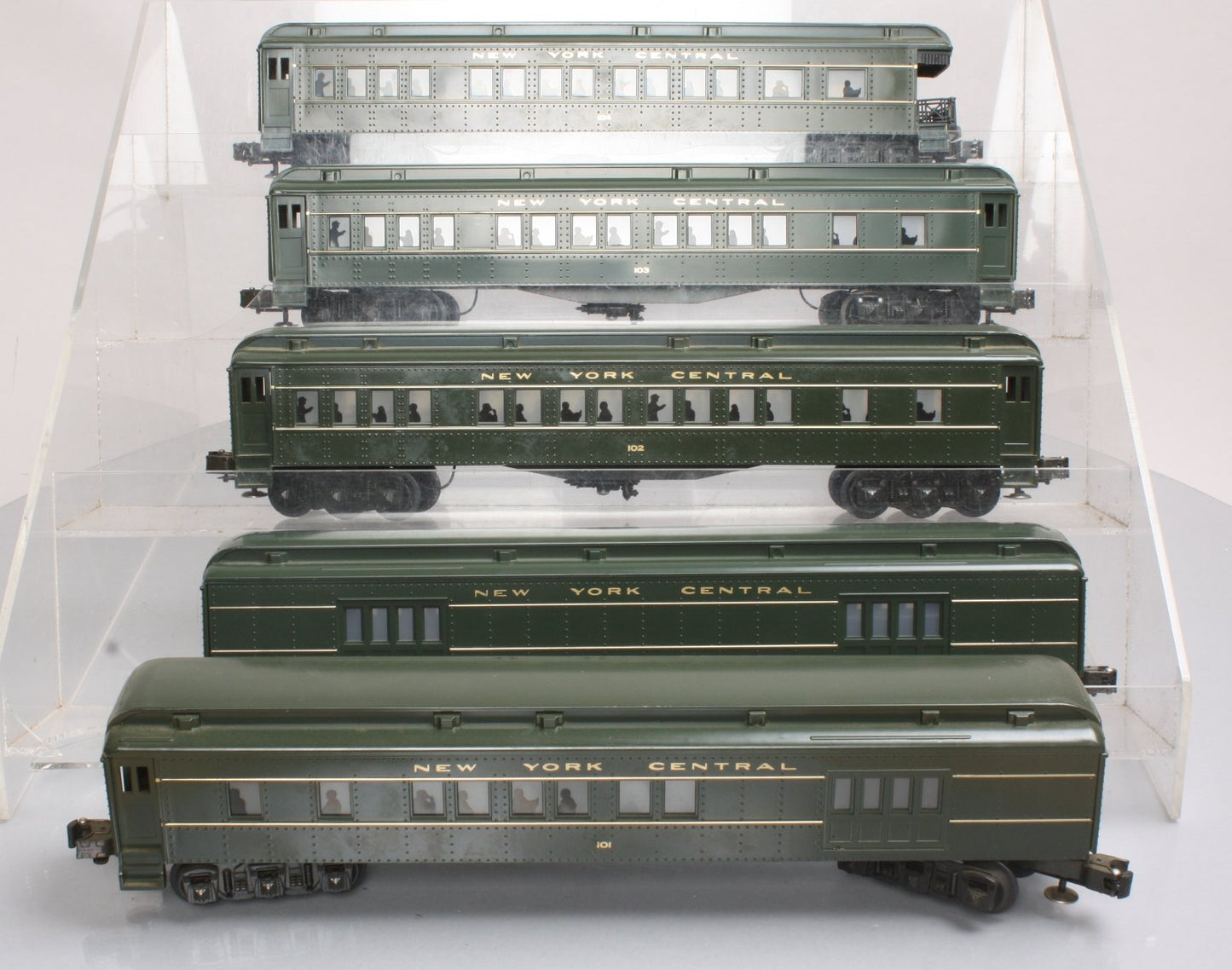 Williams 251 New York Central Green O Gauge Madison Car Set