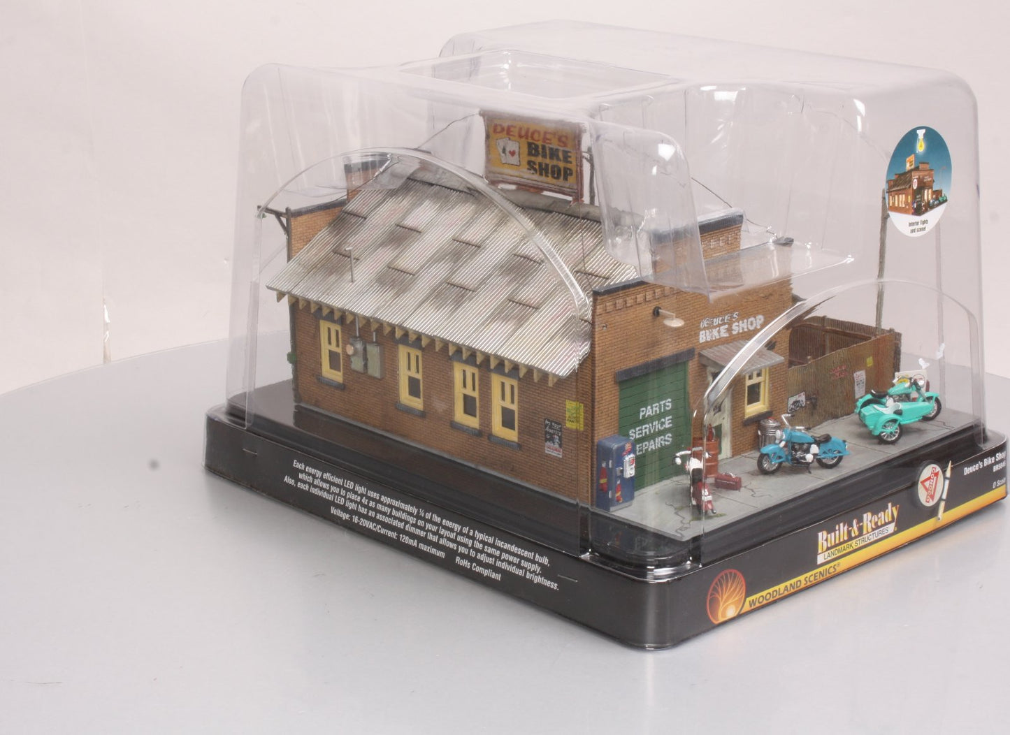 Woodland Scenics BR5846 O Built-&-Ready Deuce's Bike Shop Building