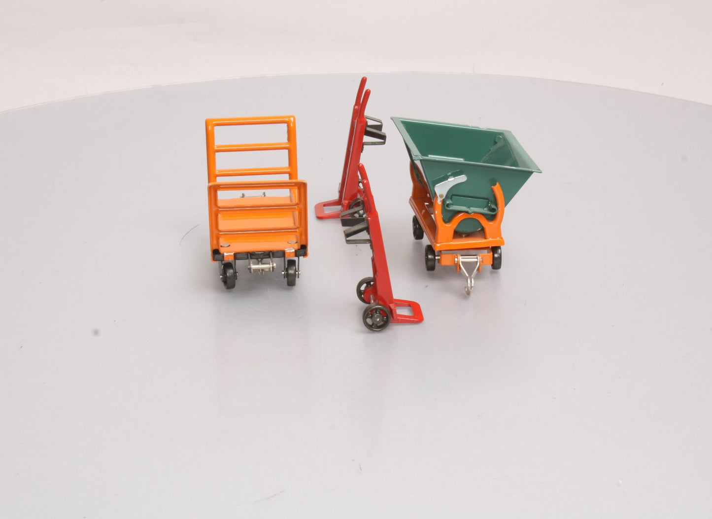 MTH 11-90038 Orange Cart/Peacock Dump #163 Freight Accessory Set