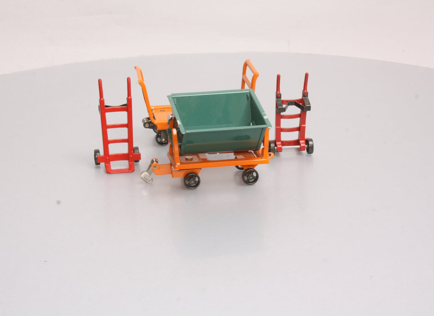 MTH 11-90038 Orange Cart/Peacock Dump #163 Freight Accessory Set
