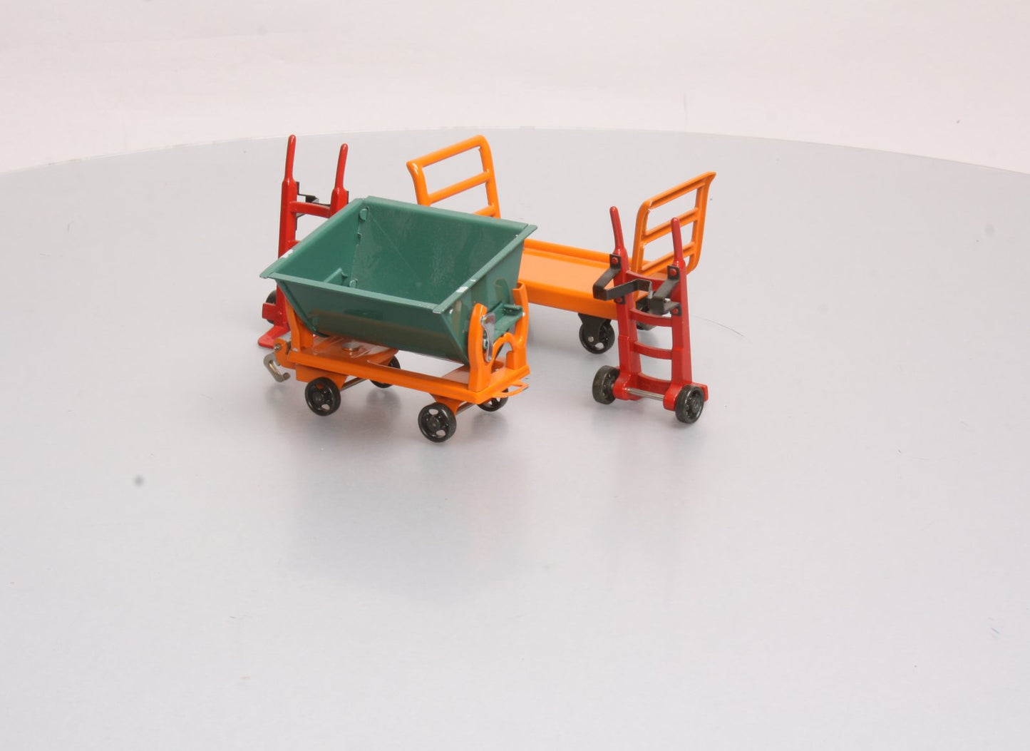 MTH 11-90038 Orange Cart/Peacock Dump #163 Freight Accessory Set