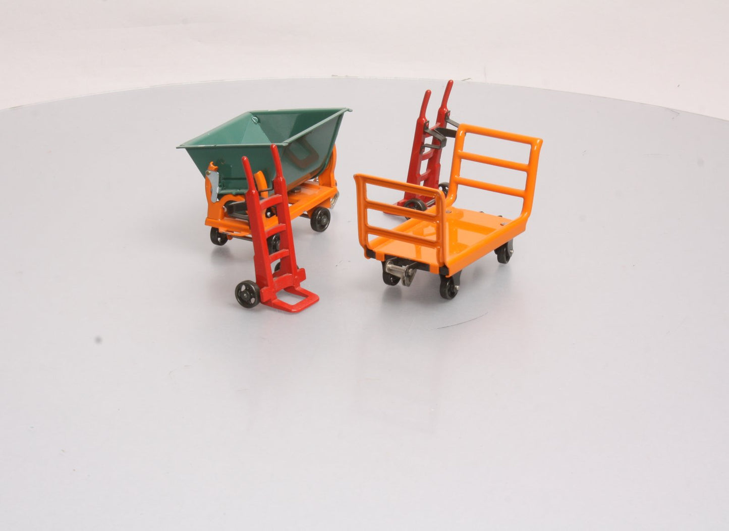 MTH 11-90038 Orange Cart/Peacock Dump #163 Freight Accessory Set