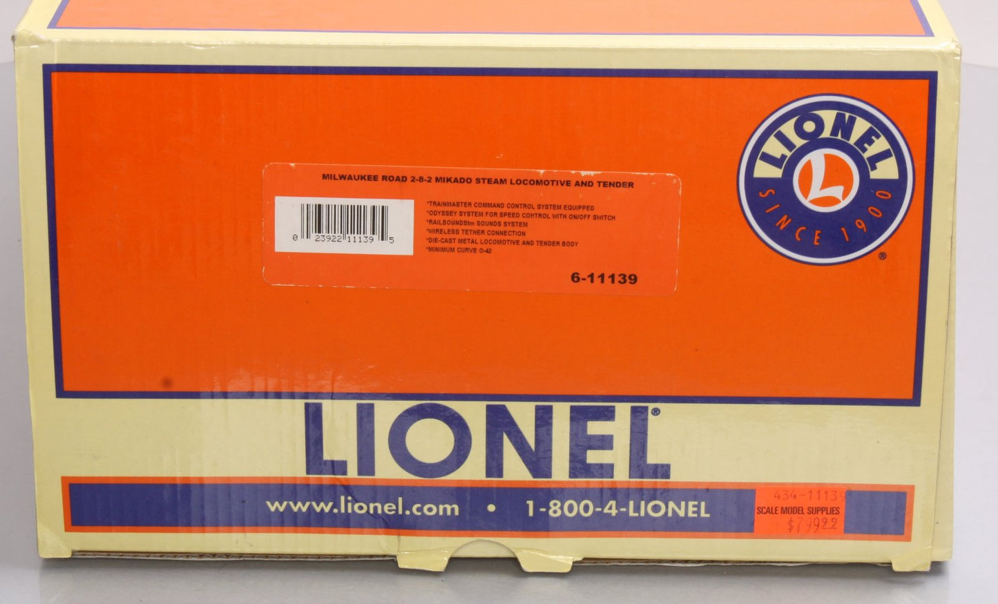Lionel 6-11139 Milwaukee Road 2-8-2 Mikado Steam Locomotive #462