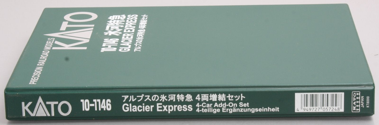 Kato 10-1146 Glacier Exprexx 4-Car Add-On Set – Trainz