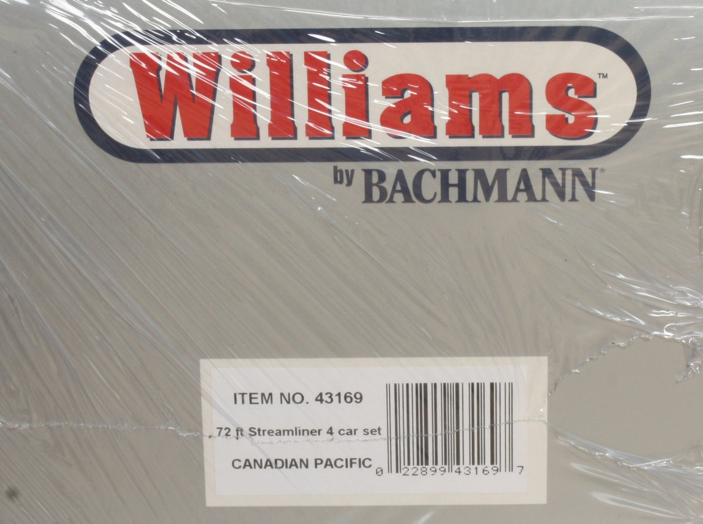 Williams 43169 Canadian Pacific 72 Ft. Streamline Passenger Car (Pack of 4)
