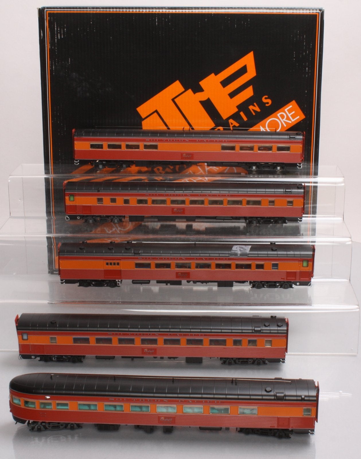 MTH 80-69035 HO Southern Pacific De-Skirted Passenger Car Set (Set of 5)
