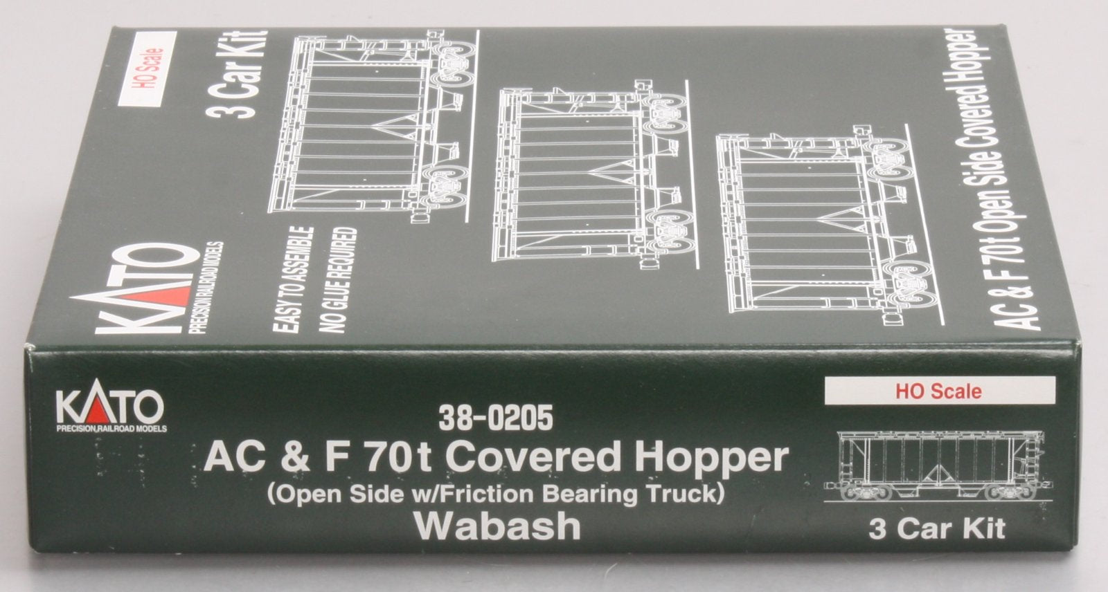Kato 38-0205 Wabash ACF Hopper Car Set (3)