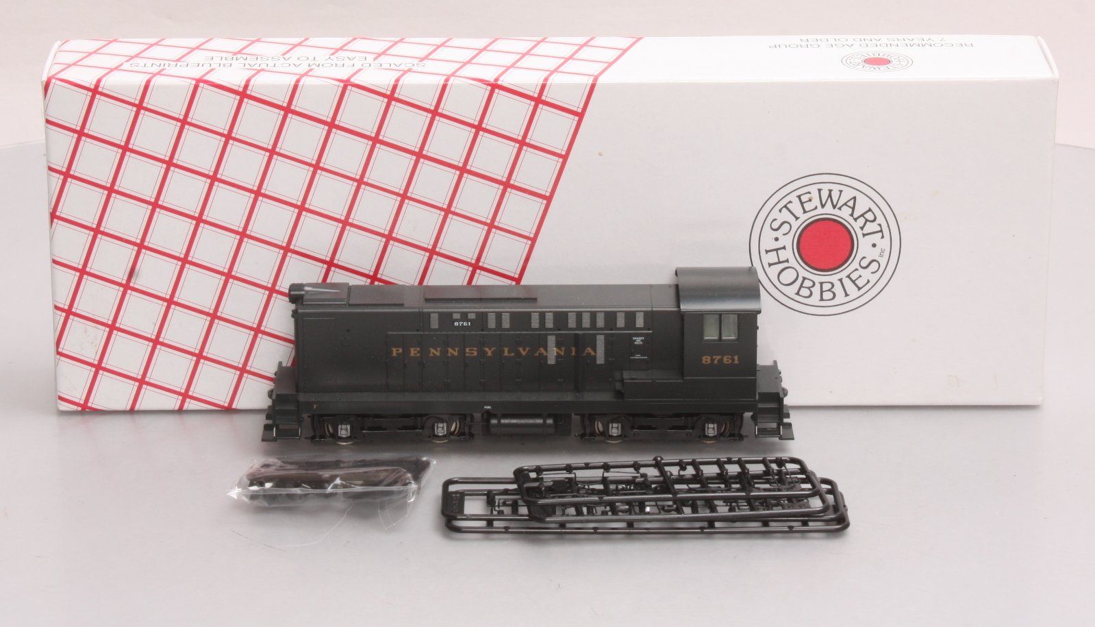Stewart 4901 HO Pennsylvania Diesel Baldwin S-12 Phase I Powered #8761