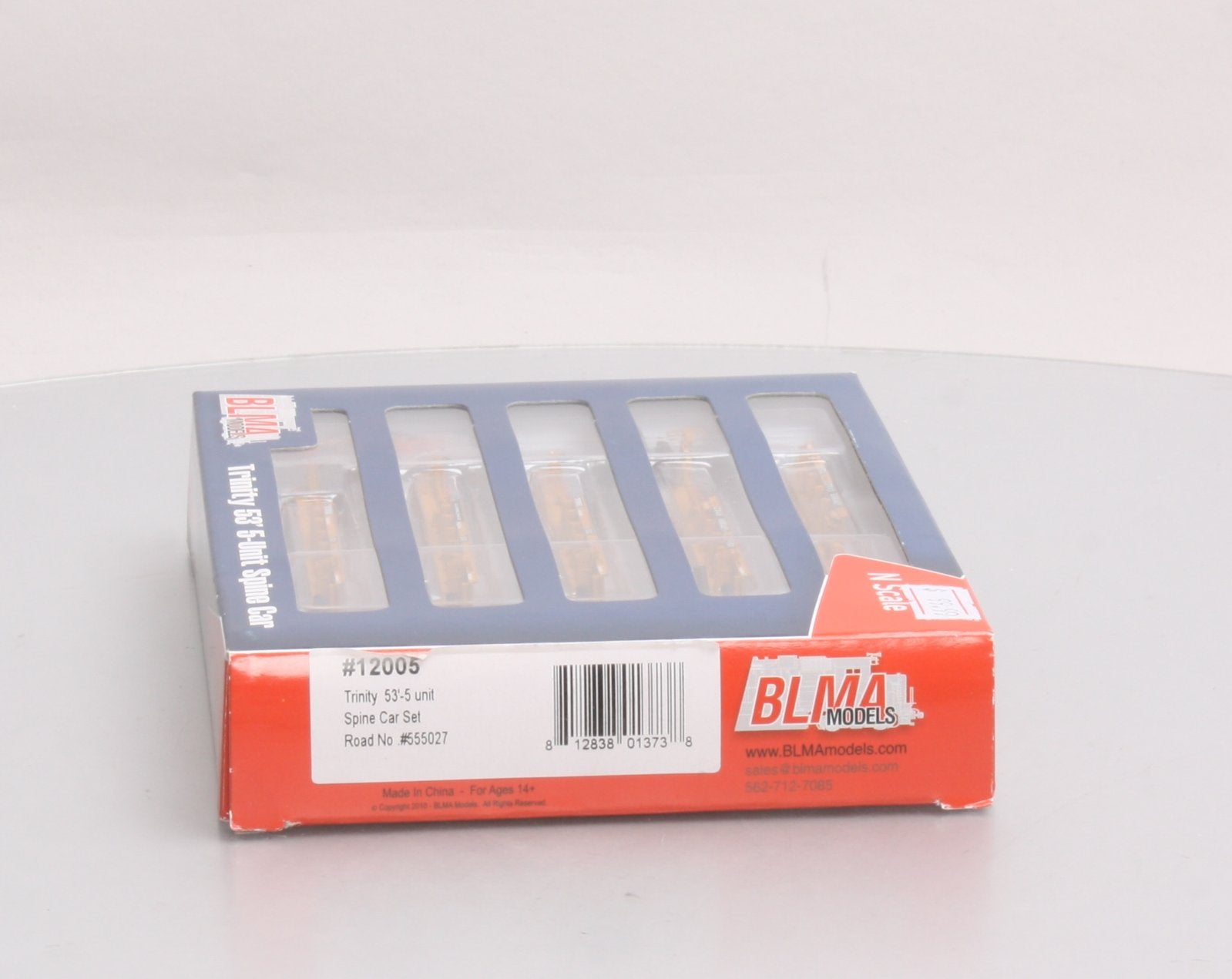 BLMA Models 12005 N TTAX 53' - 5 Unit Spine Car Set #555027