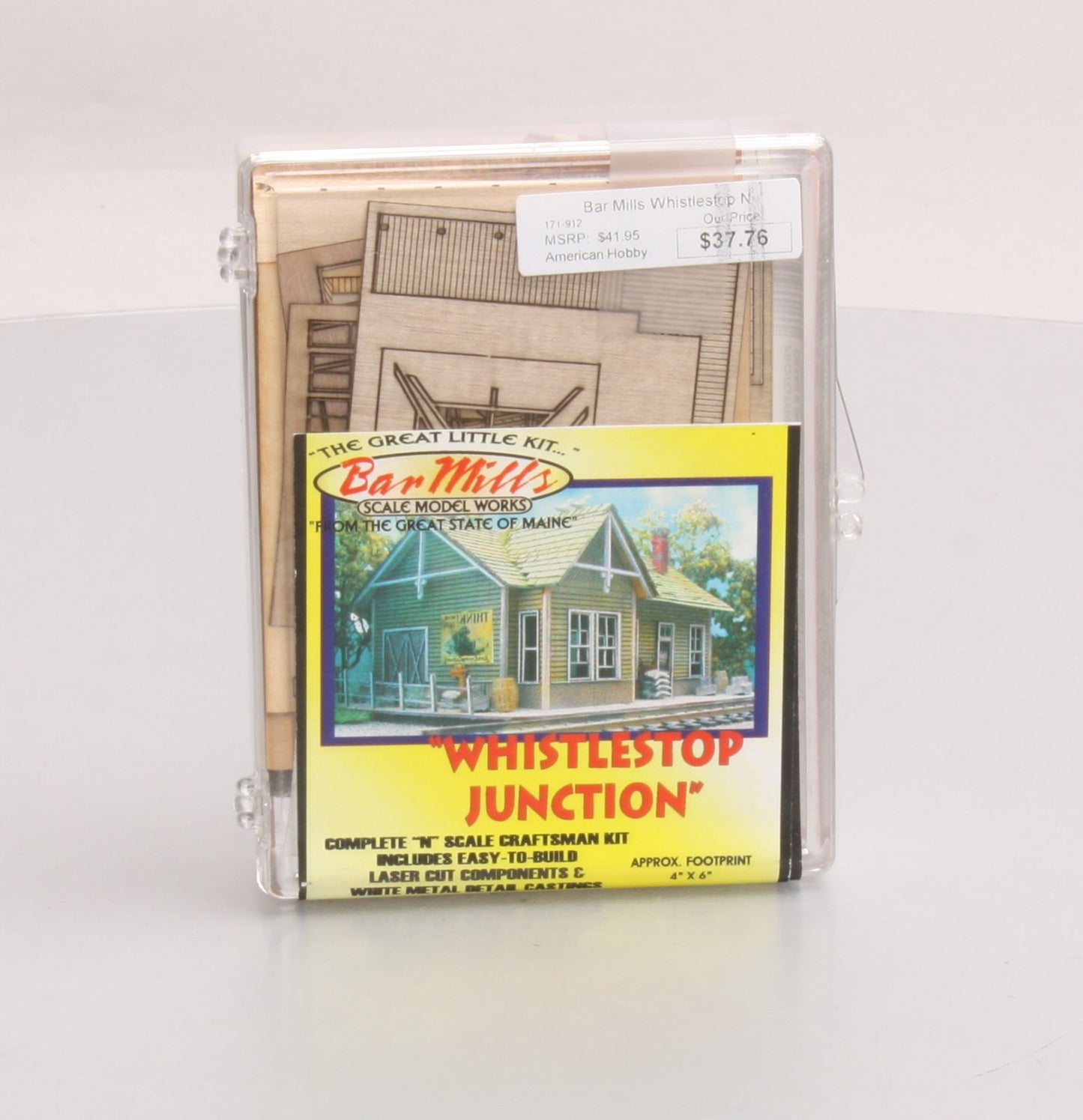 Bar Mills 0912 N Whistle Stop Junction Depot Model Kit
