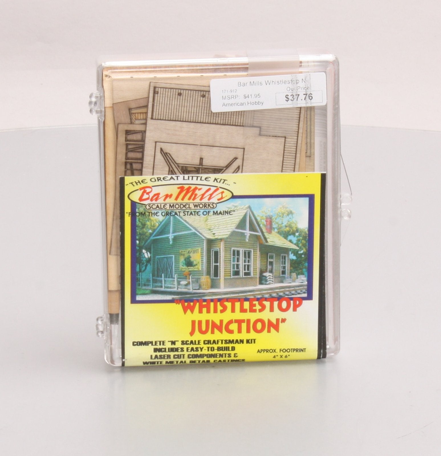 Bar Mills 0912 N Whistle Stop Junction Depot Model Kit