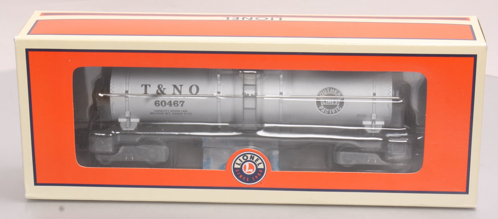Lionel 6-15065 O T&NO Tank Car #60467