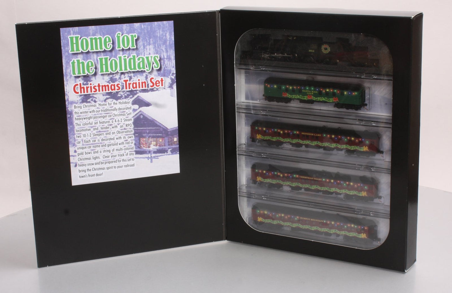 Micro-Trains 99321200 N Scale Home for the Holiday Steam Train Set