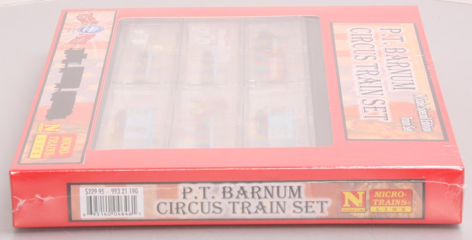 Micro-Trains 99321190 P.T. Barnum Circus N Gauge Steam Train Set