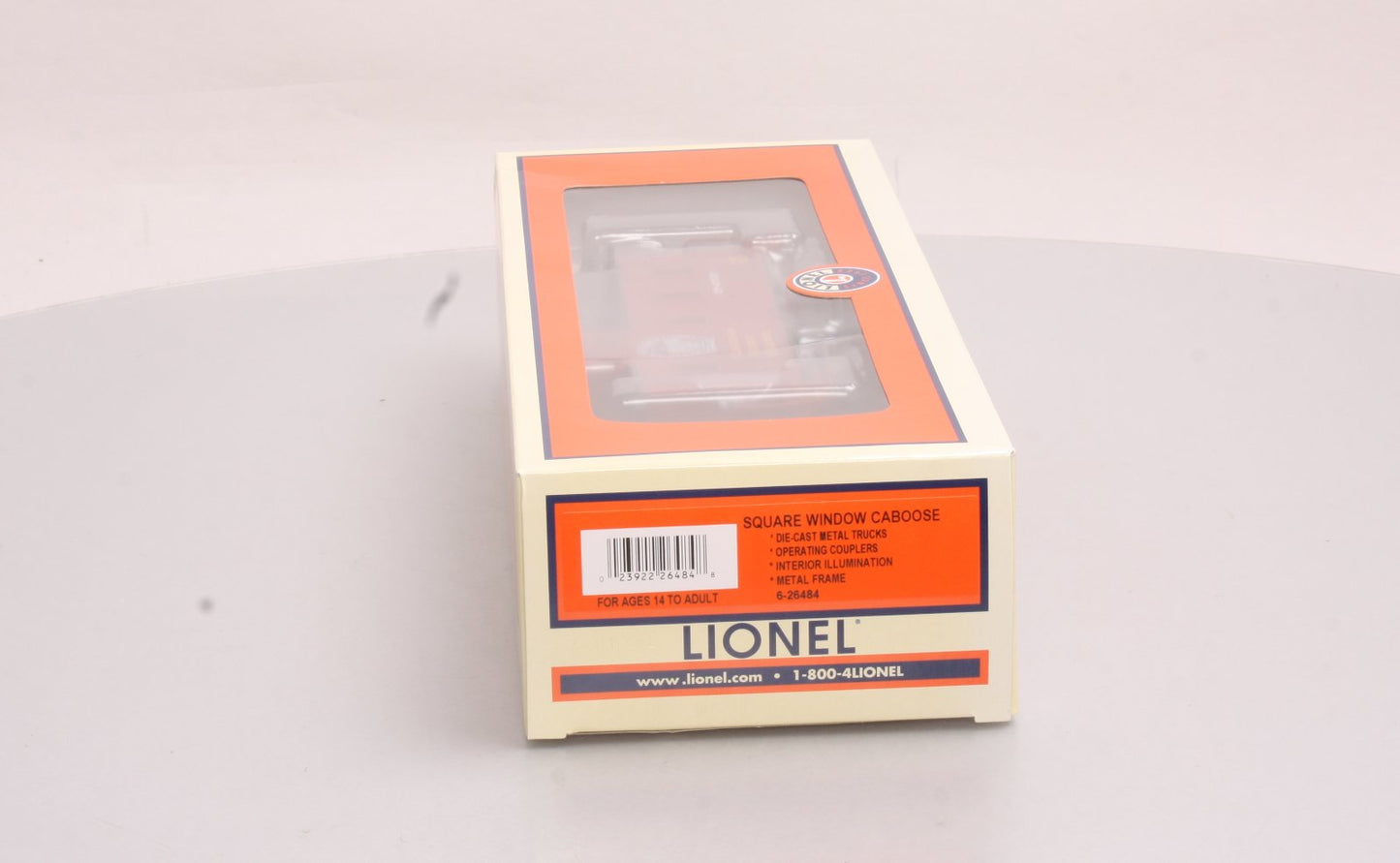 Lionel 6-26484 O Gauge CP Square Window Caboose #437309