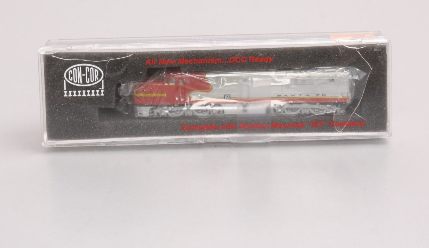Con-Cor 202002 Santa Fe Powered PA-1 Diesel Locomotive PA-1 Dummy
