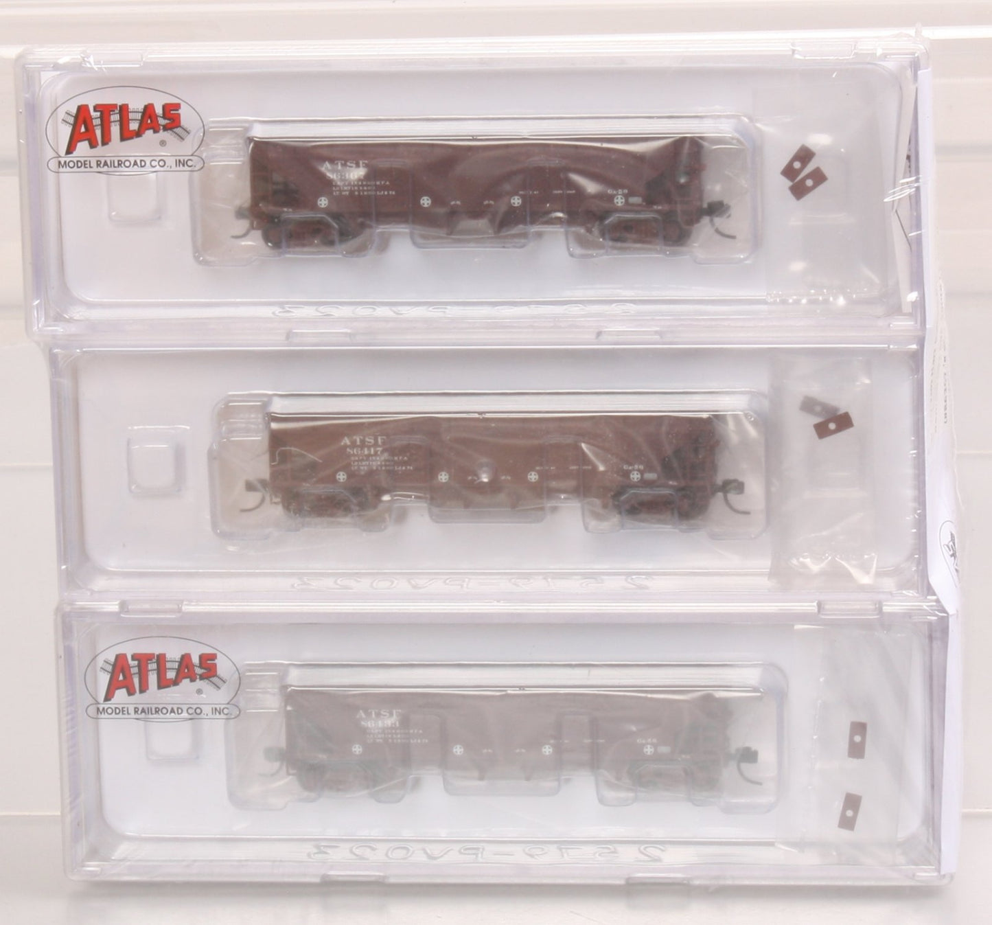 Atlas 50001695 N Scale Santa Fe 70 Ton Ballast Car 3-Pack