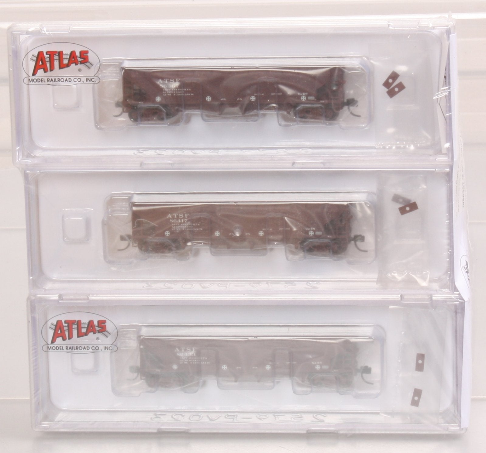 Atlas 50001695 N Scale Santa Fe 70 Ton Ballast Car 3-Pack